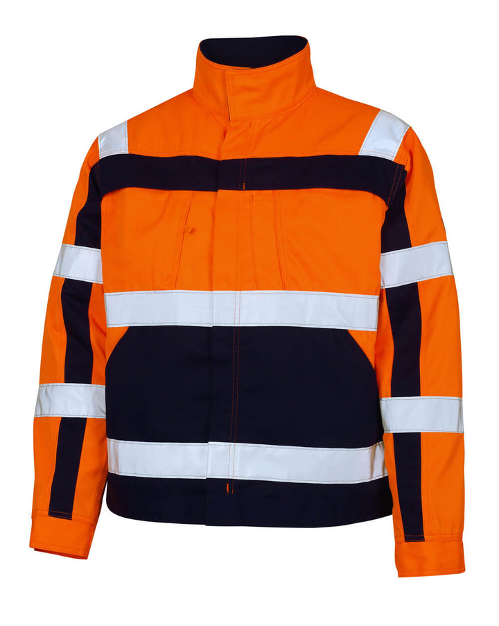 Takki - 07109 - 860 - hi - vis oranssi/tummansininen - Safewear Suojainkauppa