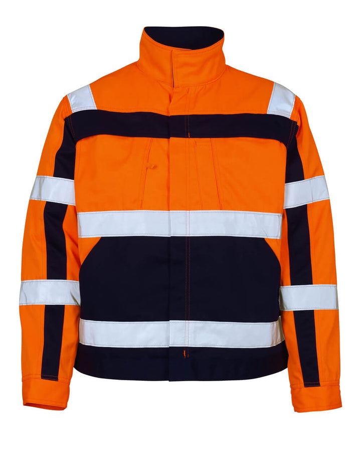 Takki - 07109 - 860 - hi - vis oranssi/tummansininen - Safewear Suojainkauppa