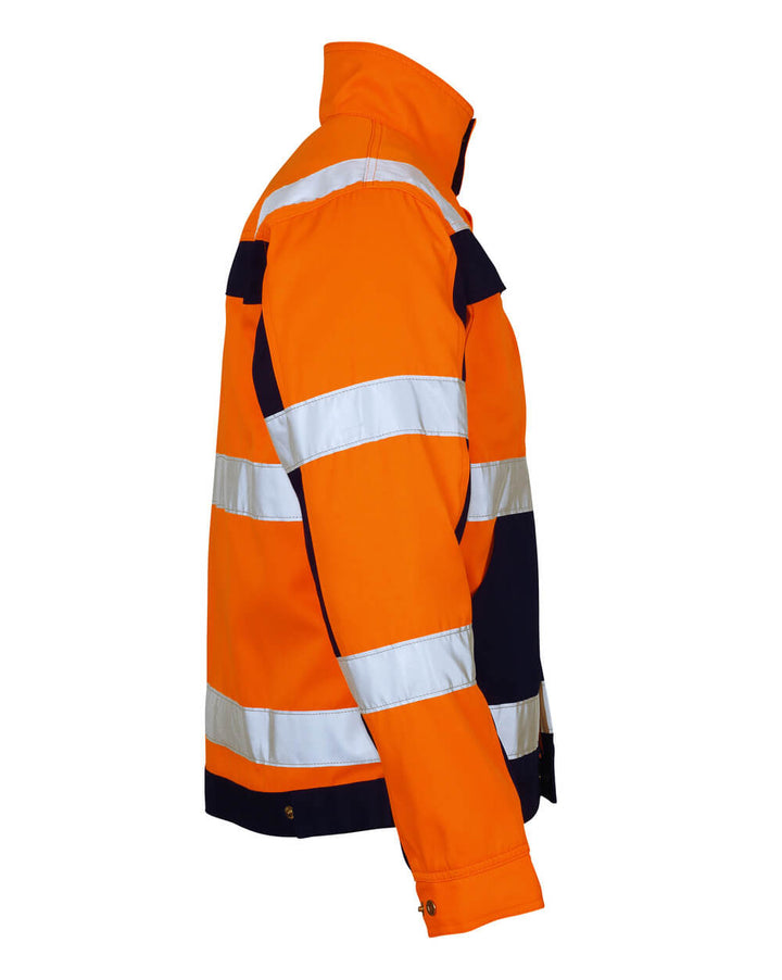 Takki - 07109 - 860 - hi - vis oranssi/tummansininen - Safewear Suojainkauppa