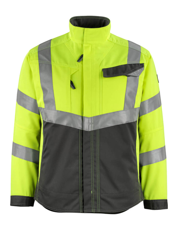 Takki - 15509 - 860 - hi - vis keltainen/tumma antrasiitti - Safewear Suojainkauppa