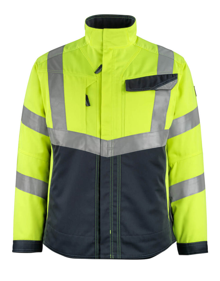 Takki - 15509 - 860 - hi - vis keltainen/tumma laivastonsininen - Safewear Suojainkauppa