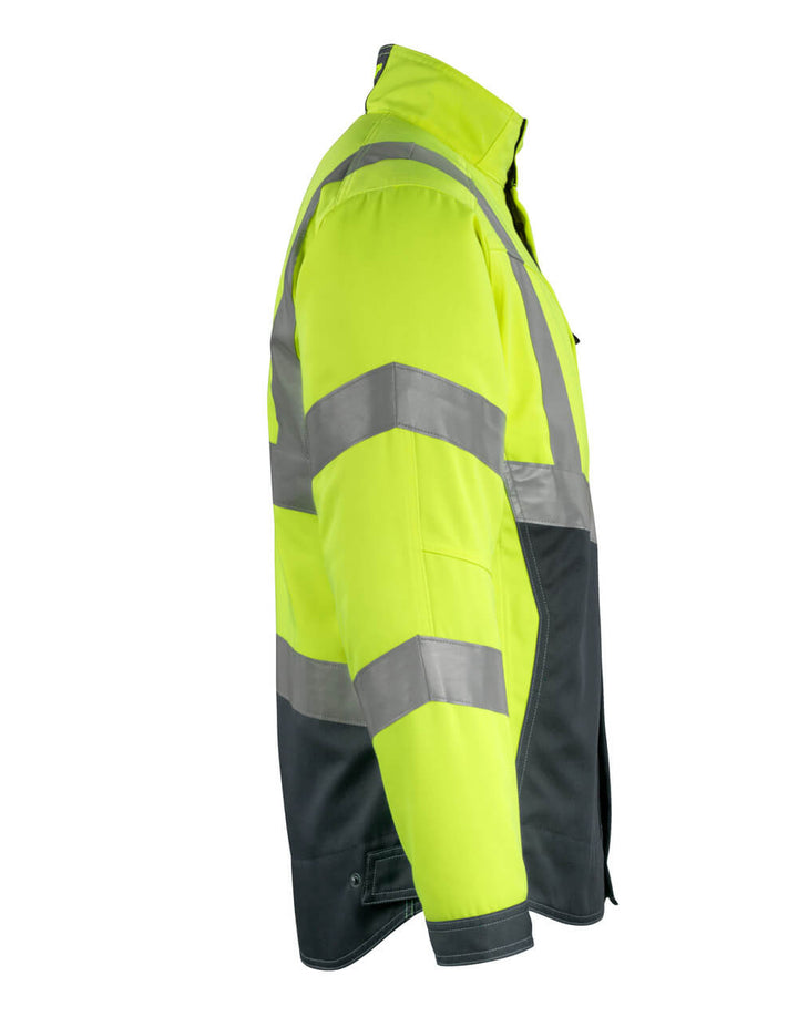 Takki - 15509 - 860 - hi - vis keltainen/tumma laivastonsininen - Safewear Suojainkauppa