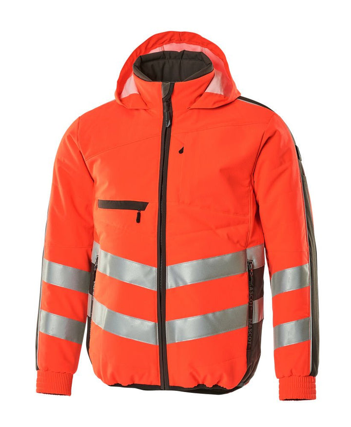 Takki - 15515 - 249 - hi - vis punainen/tumma antrasiitti - Safewear Suojainkauppa