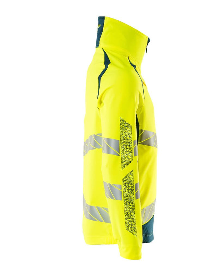 Takki - 19009 - 511 - hi - vis keltainen/tumma petrooli - Safewear Suojainkauppa