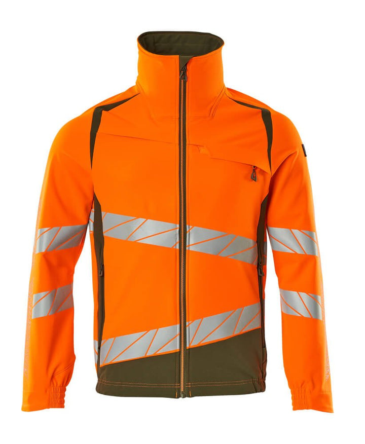 Takki - 19009 - 511 - hi - vis oranssi/sammaleenvihreä - Safewear Suojainkauppa