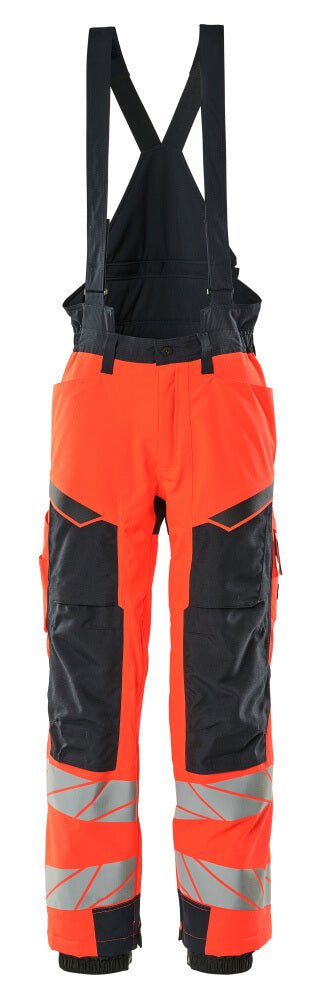 Talvihousut - 19090 - 449 - hi - vis punainen/syvä tummansininen - Safewear Suojainkauppa