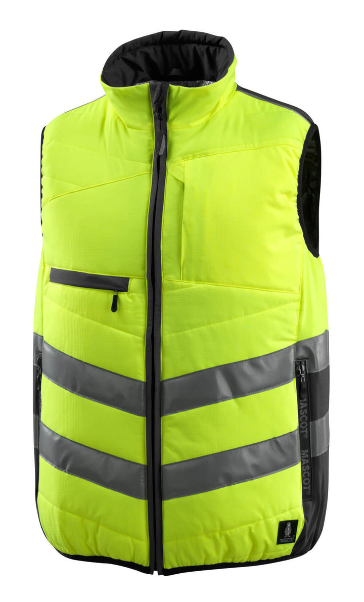 Talviliivi - 15565 - 249 - hi - vis keltainen/musta - Safewear Suojainkauppa