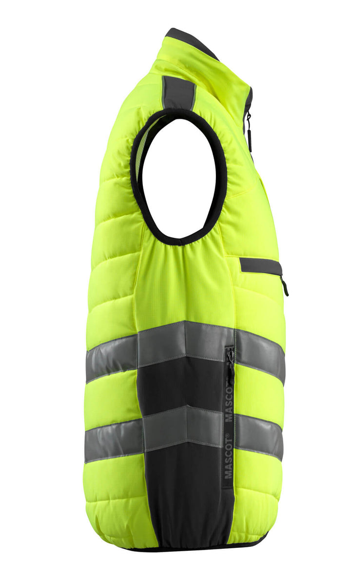 Talviliivi - 15565 - 249 - hi - vis keltainen/musta - Safewear Suojainkauppa