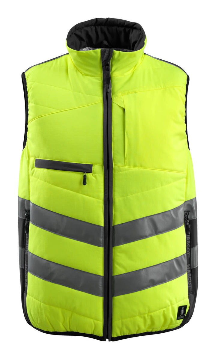 Talviliivi - 15565 - 249 - hi - vis keltainen/musta - Safewear Suojainkauppa