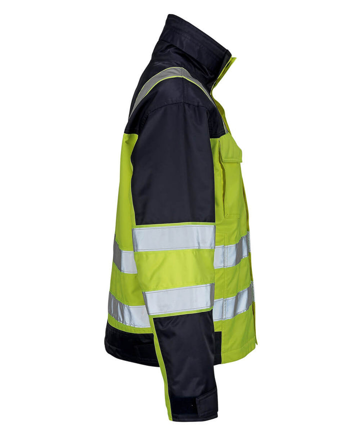 Talvitakki - 05023 - 880 - hi - vis keltainen/tummansininen - Safewear Suojainkauppa