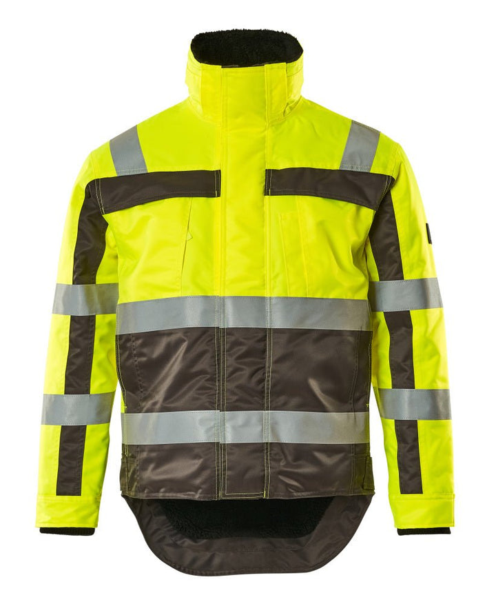 Talvitakki - 07223 - 880 - hi - vis keltainen/antrasiitti - Safewear Suojainkauppa