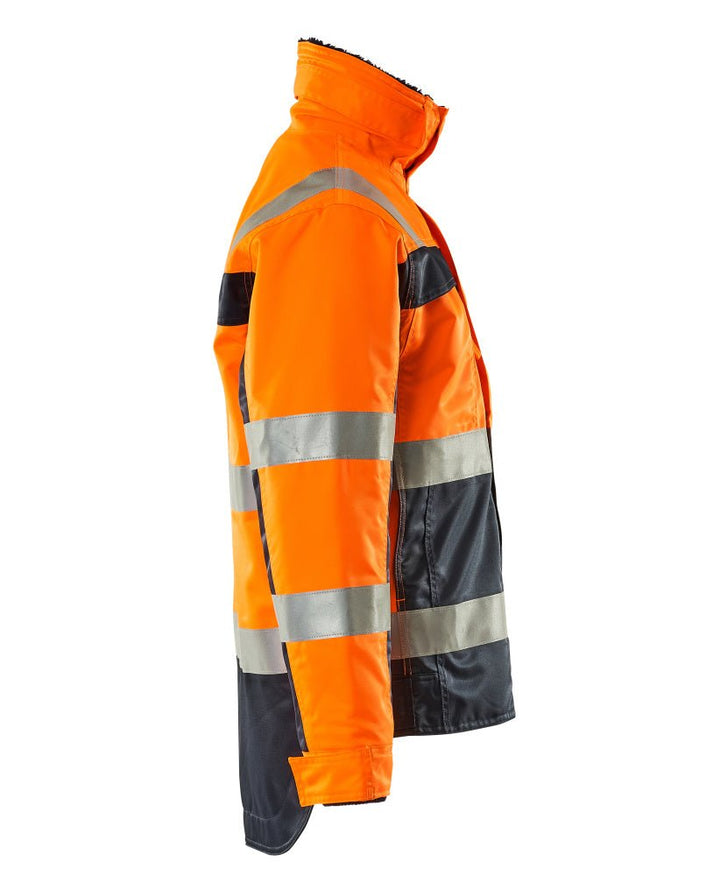 Talvitakki - 07223 - 880 - hi - vis oranssi/tummansininen - Safewear Suojainkauppa