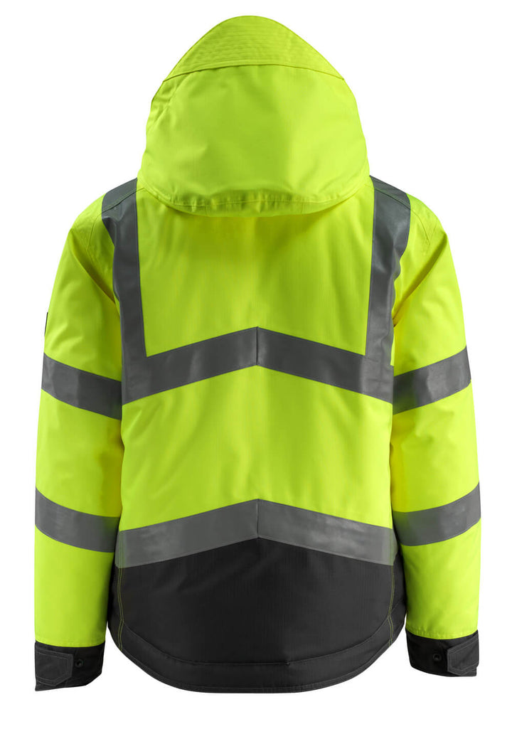 Talvitakki - 15535 - 231 - hi - vis keltainen/musta - Safewear Suojainkauppa