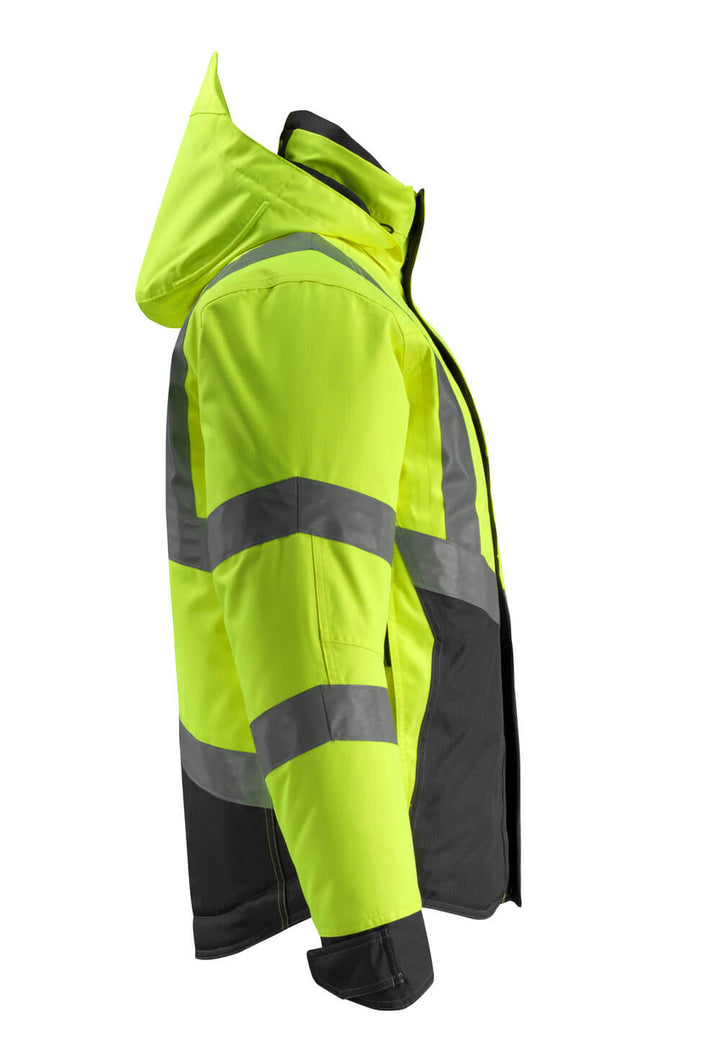 Talvitakki - 15535 - 231 - hi - vis keltainen/musta - Safewear Suojainkauppa