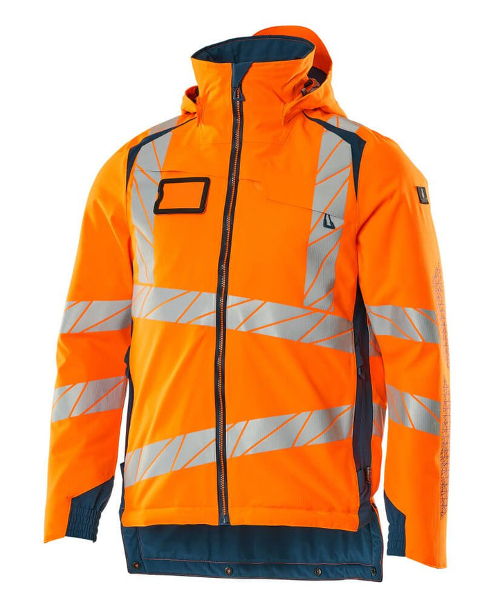 Talvitakki - 19035 - 449 - hi - vis oranssi/tumma petrooli - Safewear Suojainkauppa