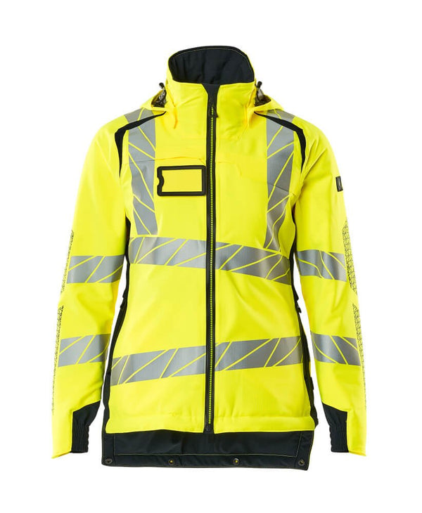 Talvitakki - 19045 - 449 - hi - vis keltainen/tumma laivastonsininen - Safewear Suojainkauppa