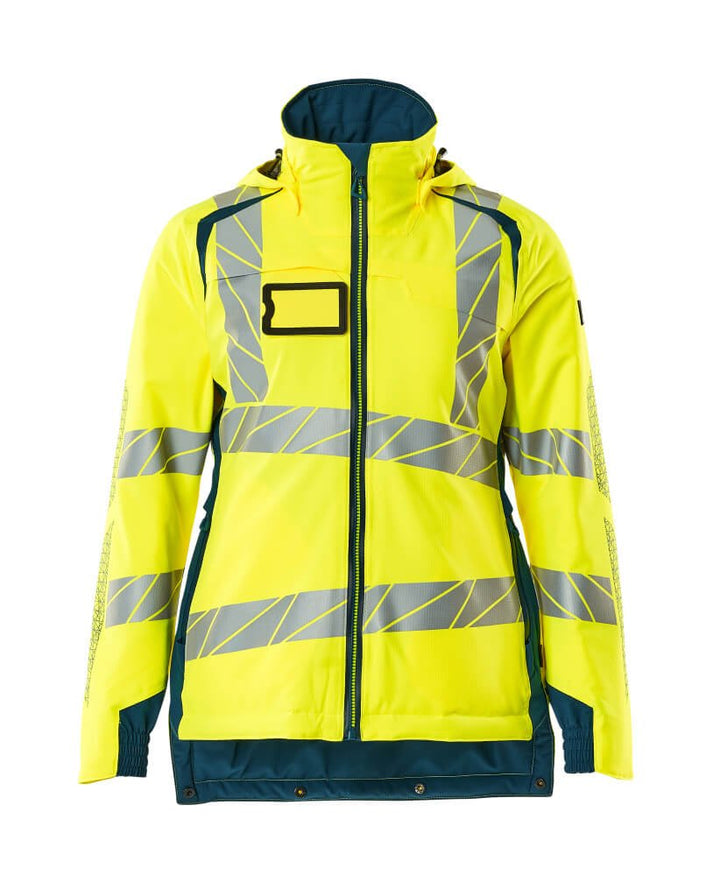 Talvitakki - 19045 - 449 - hi - vis keltainen/tumma petrooli - Safewear Suojainkauppa