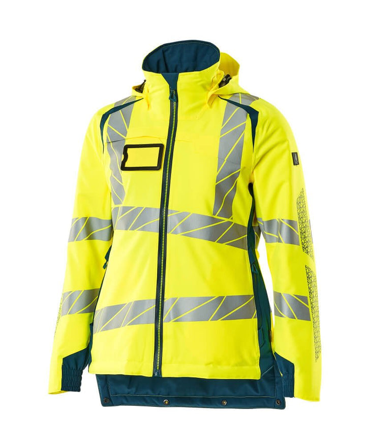 Talvitakki - 19045 - 449 - hi - vis keltainen/tumma petrooli - Safewear Suojainkauppa