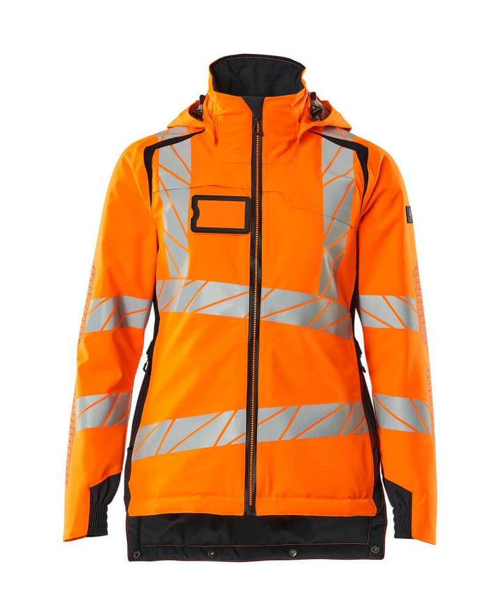 Talvitakki - 19045 - 449 - hi - vis oranssi/tumma laivastonsininen - Safewear Suojainkauppa