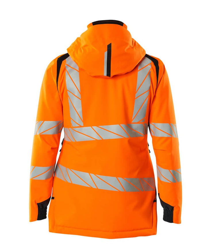 Talvitakki - 19045 - 449 - hi - vis oranssi/tumma laivastonsininen - Safewear Suojainkauppa