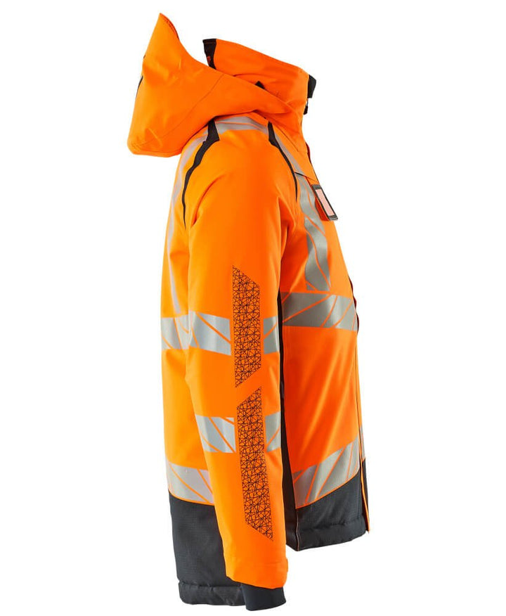 Talvitakki - 19335 - 231 - hi - vis oranssi/tumma laivastonsininen - Safewear Suojainkauppa