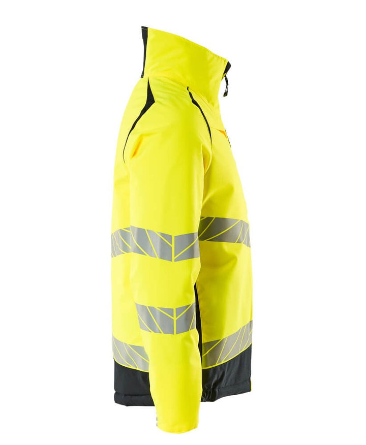 Talvitakki - 19435 - 231 - hi - vis keltainen/tumma laivastonsininen - Safewear Suojainkauppa