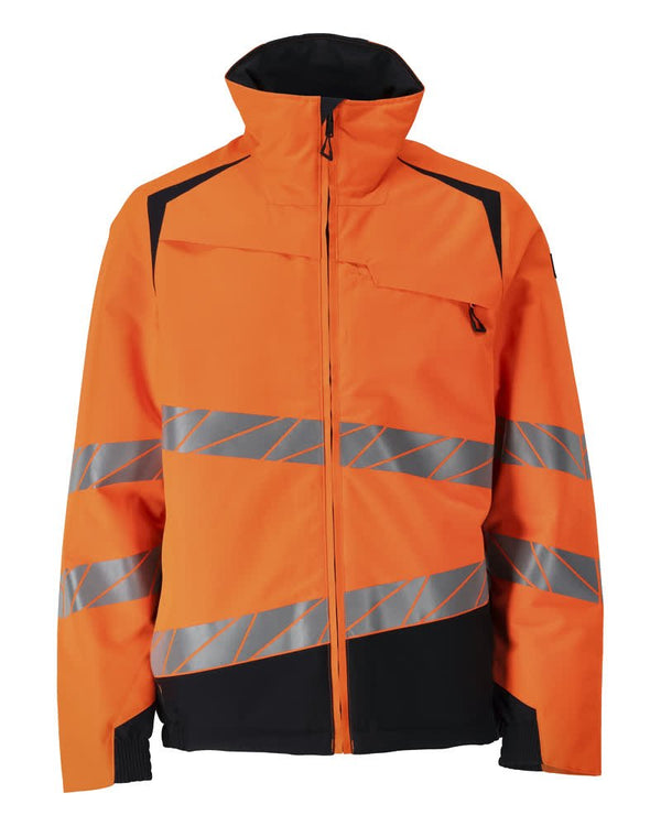 Talvitakki - 19435 - 231 - hi - vis oranssi/tumma laivastonsininen - Safewear Suojainkauppa