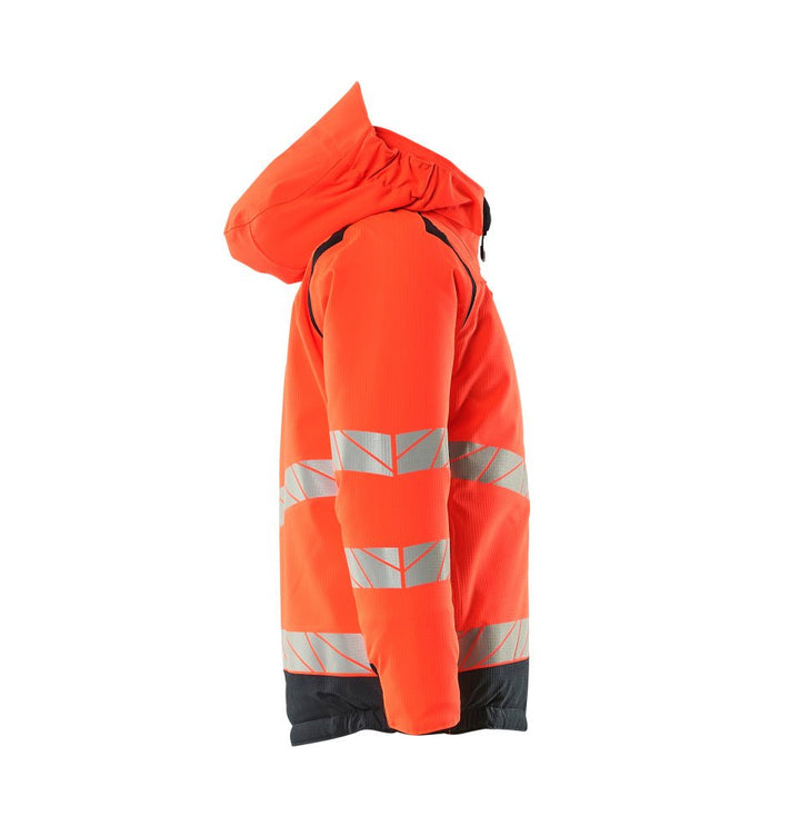 Talvitakki lapsille - 19935 - 449 - hi - vis punainen/syvä tummansininen - Safewear Suojainkauppa