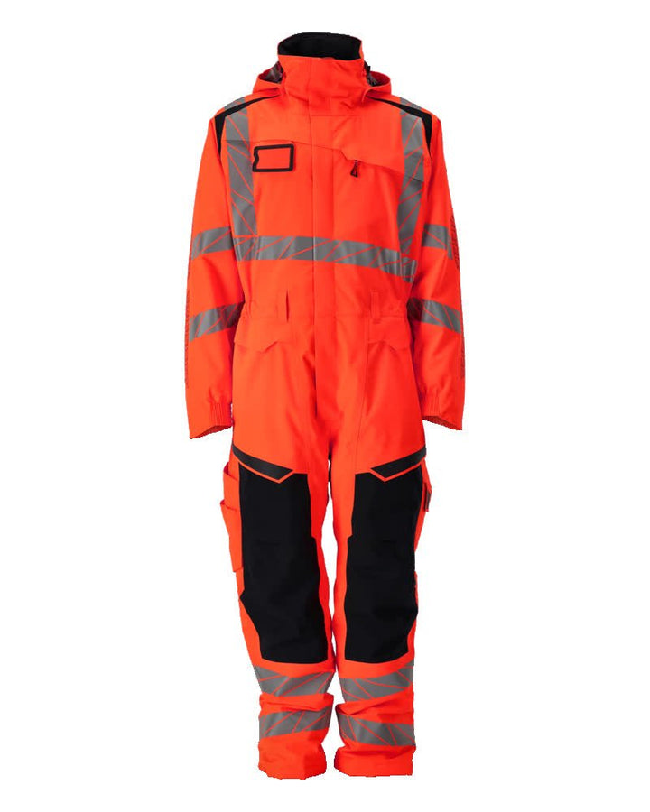 Talviumpipuku - 19019 - 449 - hi - vis punainen/tumma antrasiitti - Safewear Suojainkauppa